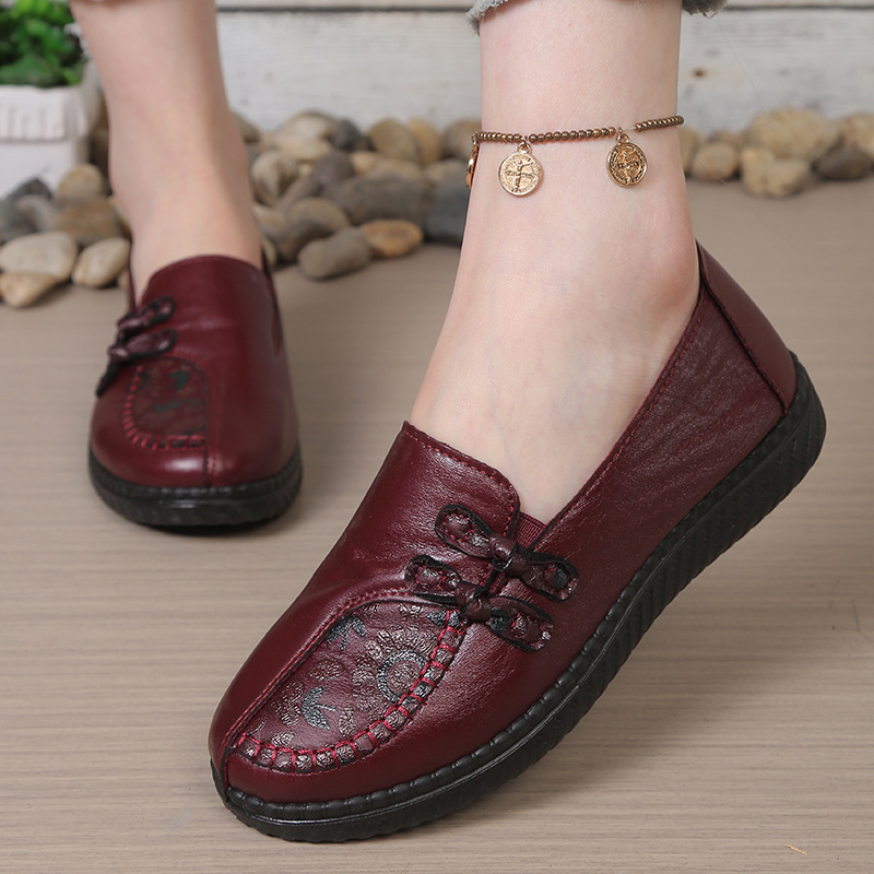 Ženske cipele za starije osobe: protuklizna podrážka, vodootporne, lagane, PU koža, slip-on, svakodnevne