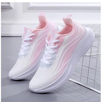 Ženske prozračne Flyknit outdoor tenisice — lagane, udobne za trčanje i hodanje