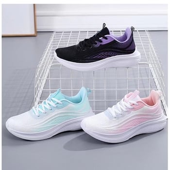 Ženske prozračne Flyknit outdoor tenisice — lagane, udobne za trčanje i hodanje