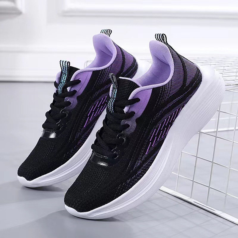 Ženske prozračne Flyknit outdoor tenisice — lagane, udobne za trčanje i hodanje