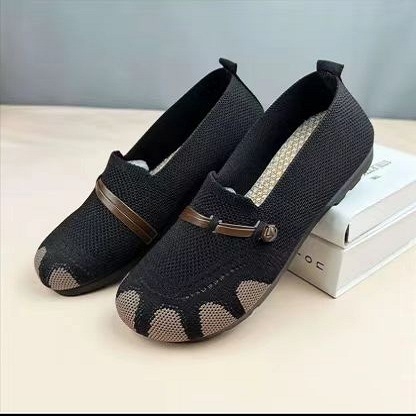 Ženske slip-on tenisice s prozračnom mrežicom, udobna mekana potplata, casual stil, niski profil, četvrtasti vrh prsta