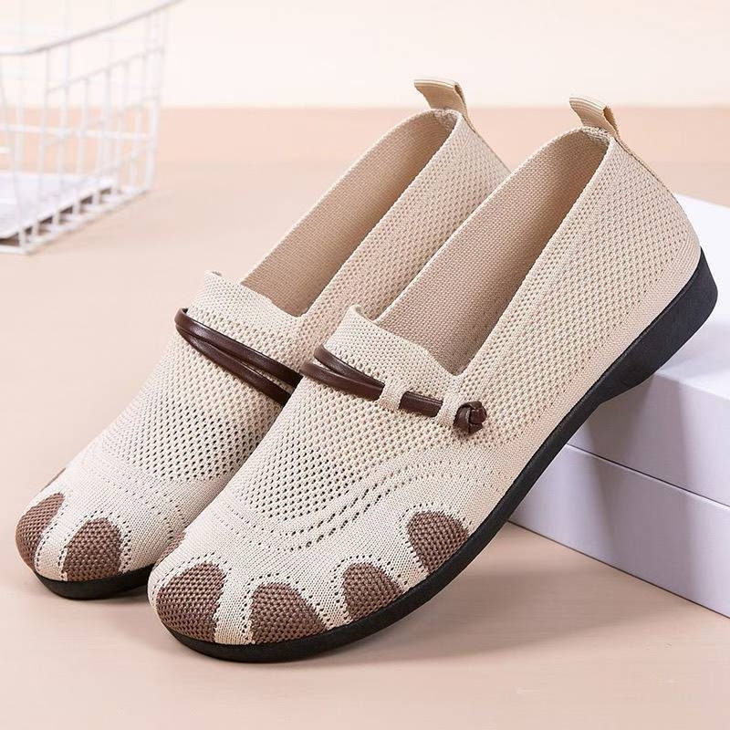 Ženske slip-on tenisice s prozračnom mrežicom, udobna mekana potplata, casual stil, niski profil, četvrtasti vrh prsta