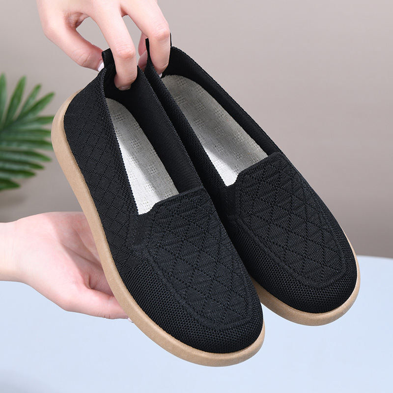 Ženske ljetne slip-on tenisice od platna u stilu Starog Pekinga, mekana potplatom, udobne svakodnevne cipele
