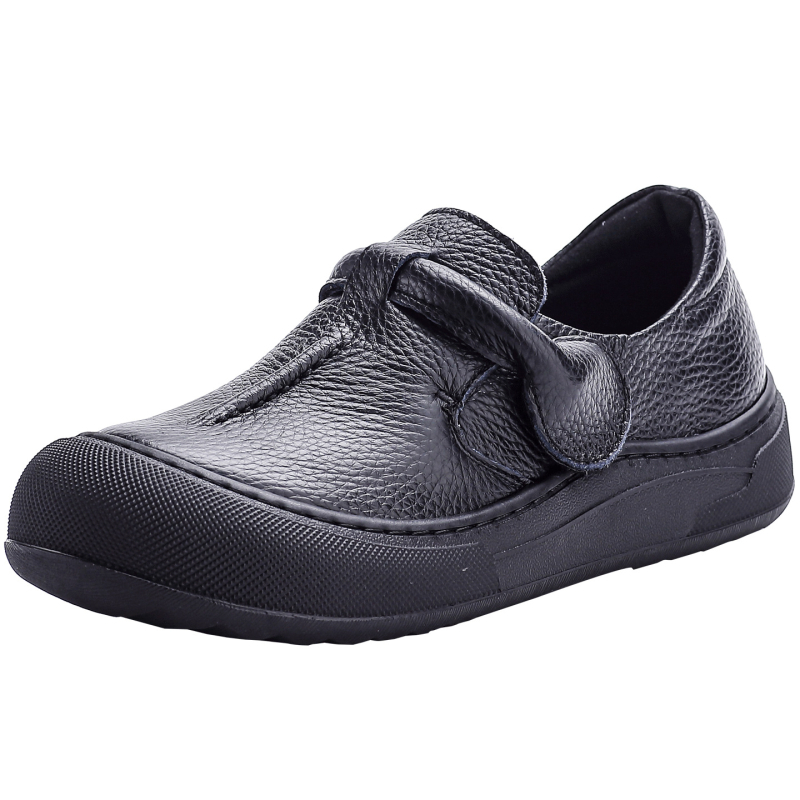 Ženske loaferice od prve kože tele – meka taban, retro slip-on