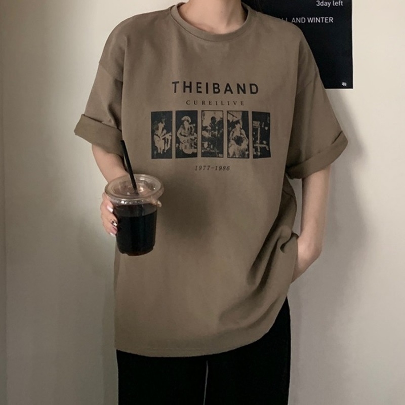 Harajuku stil opušteni ženski kratki rukav majica, ljeto, korejski casual top, plus veličina
