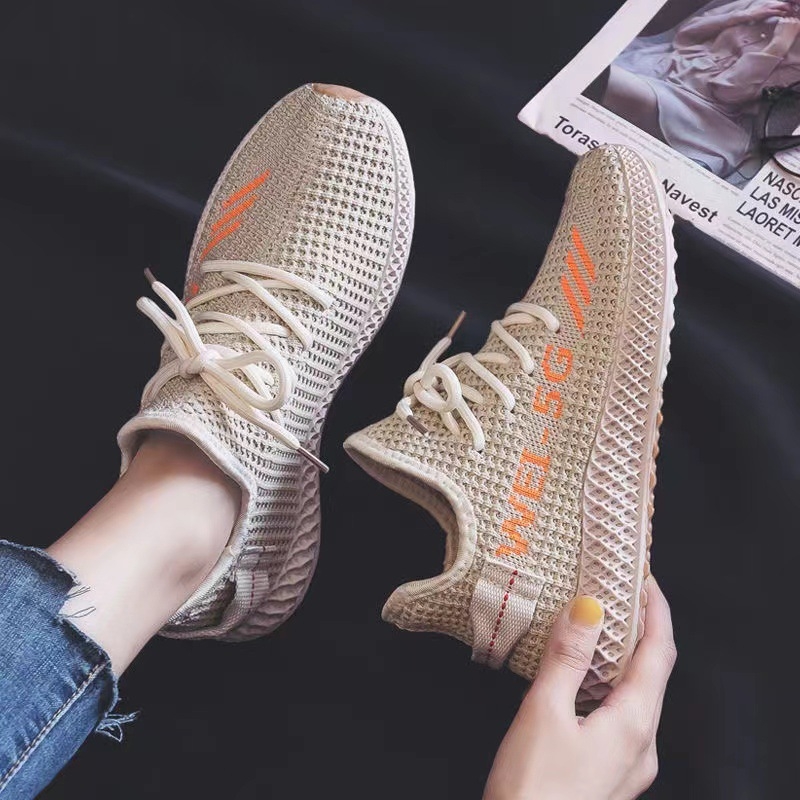 Ženske tenisice Flyknit s mrežastim gornjim dijelom, niski profil, prozračne za trčanje