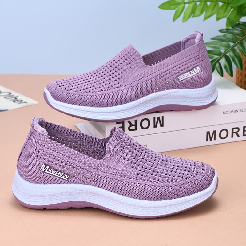 Ženske mrežaste tenisice za proleće i leto, slip-on, prozračne, mekani potplat, udoban za hodanje