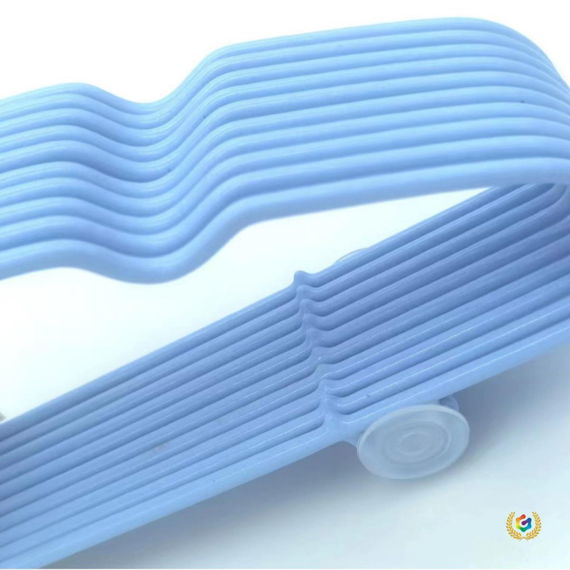 Plastične vješalice za odjeću s premazom, 45 cm, protuklizne, za sušenje odjeće, pogodne za studentske domove