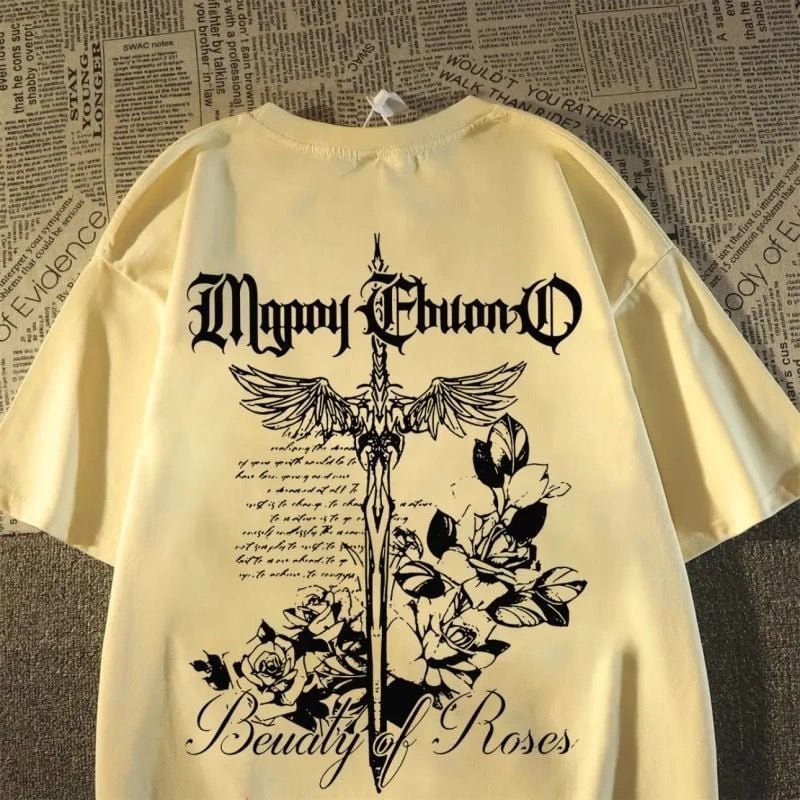 Američki stil street hip-hop ležerni ženski T-shirt s križnim dizajnom i okruglim izrezom, ljeto za parove