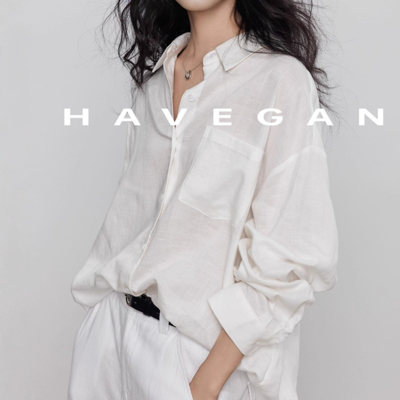 Ženska košulja s dugim rukavima od mješavine Tencel-linen, vintage stil, ležerna elegancija za posao