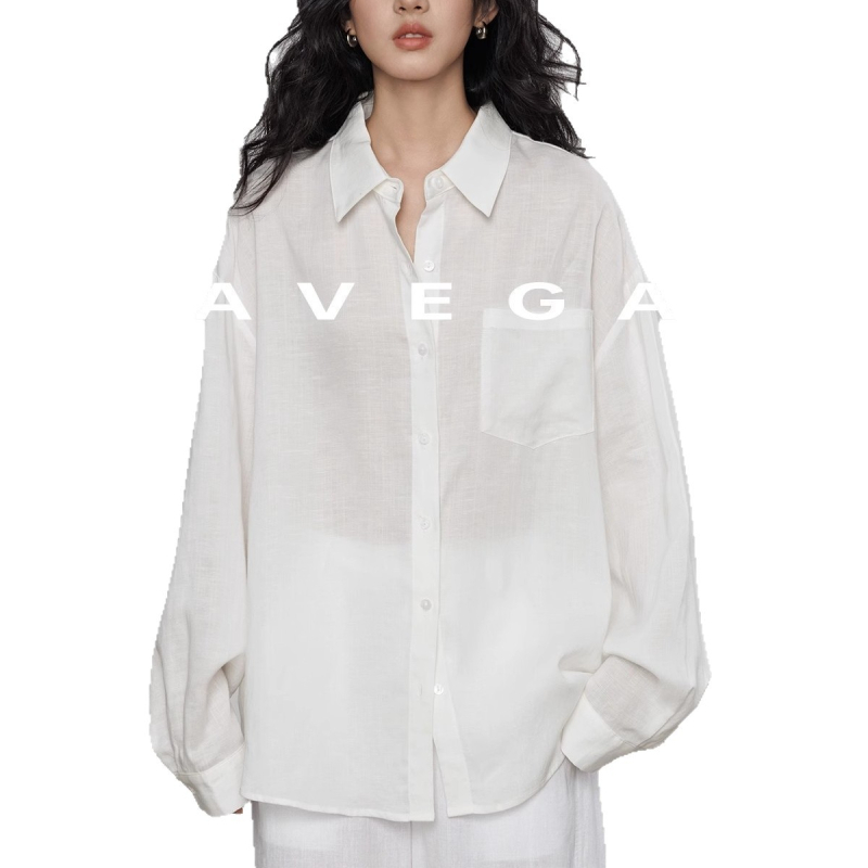 Ženska košulja s dugim rukavima od mješavine Tencel-linen, vintage stil, ležerna elegancija za posao