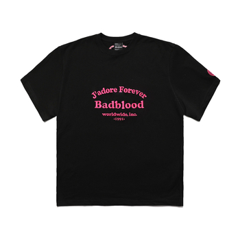 Badblood ženski pamučni T‑shirt s izšivkom, opušten kroj, kratki rukavi, ljeto 2024