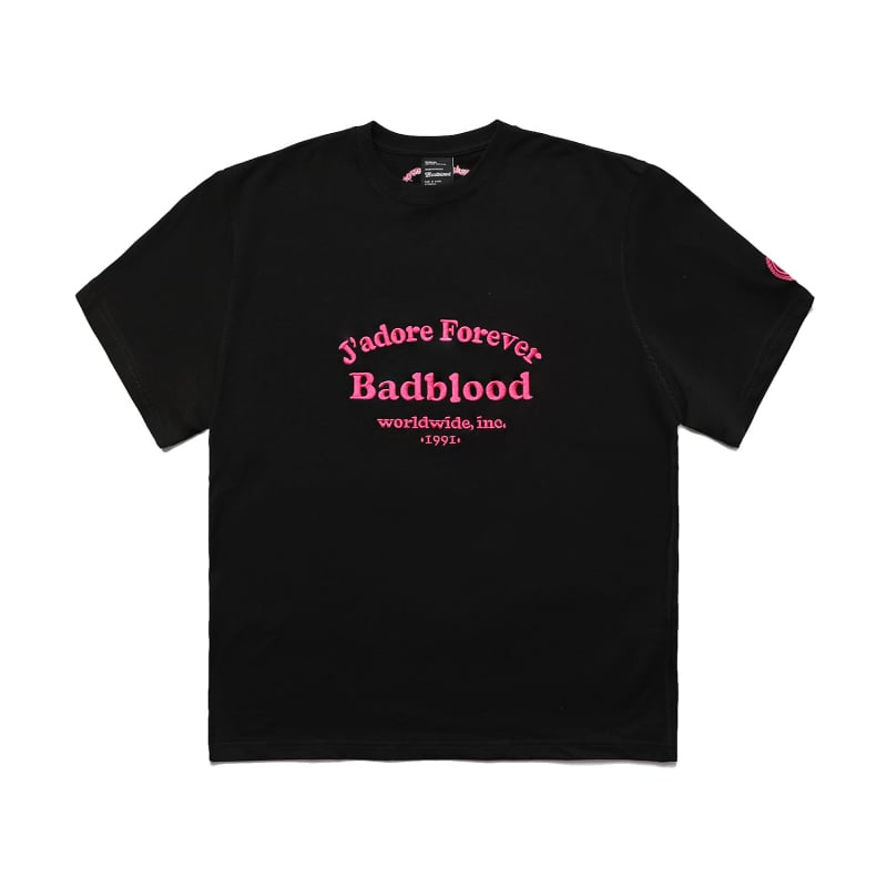 Badblood ženski pamučni T‑shirt s izšivkom, opušten kroj, kratki rukavi, ljeto 2024