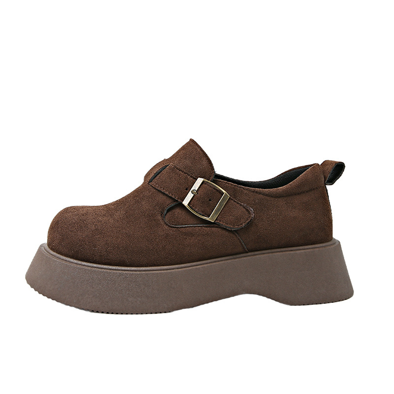 Ženske mokasine s debelim potplatom u Birkenstock stilu, platforma slip-on cipele za jesen 2025