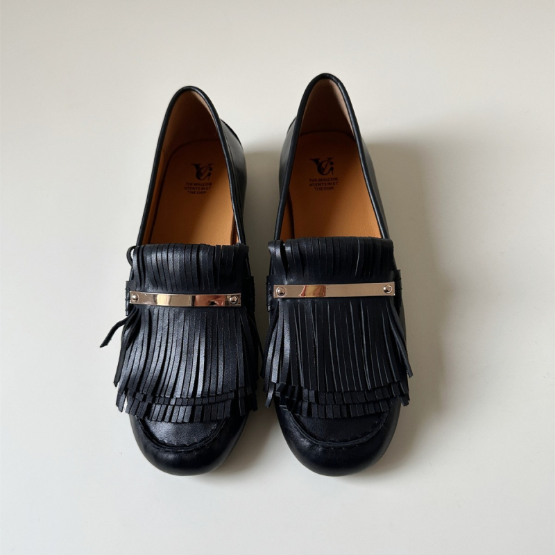 Loafers s resicama, francusko retro stil, ravne slip-on cipele za unisex