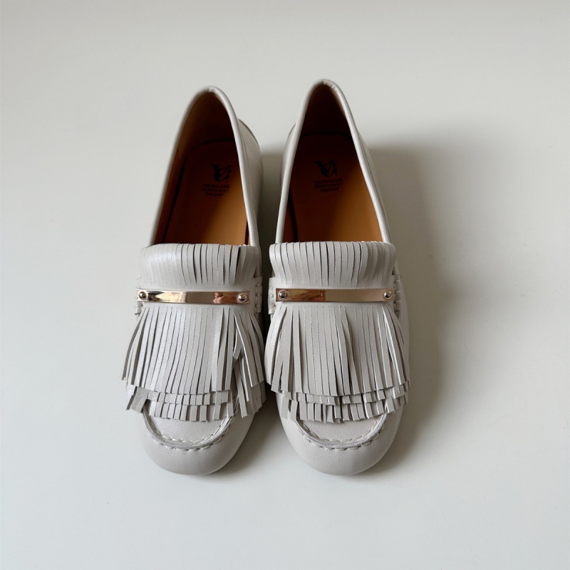 Loafers s resicama, francusko retro stil, ravne slip-on cipele za unisex