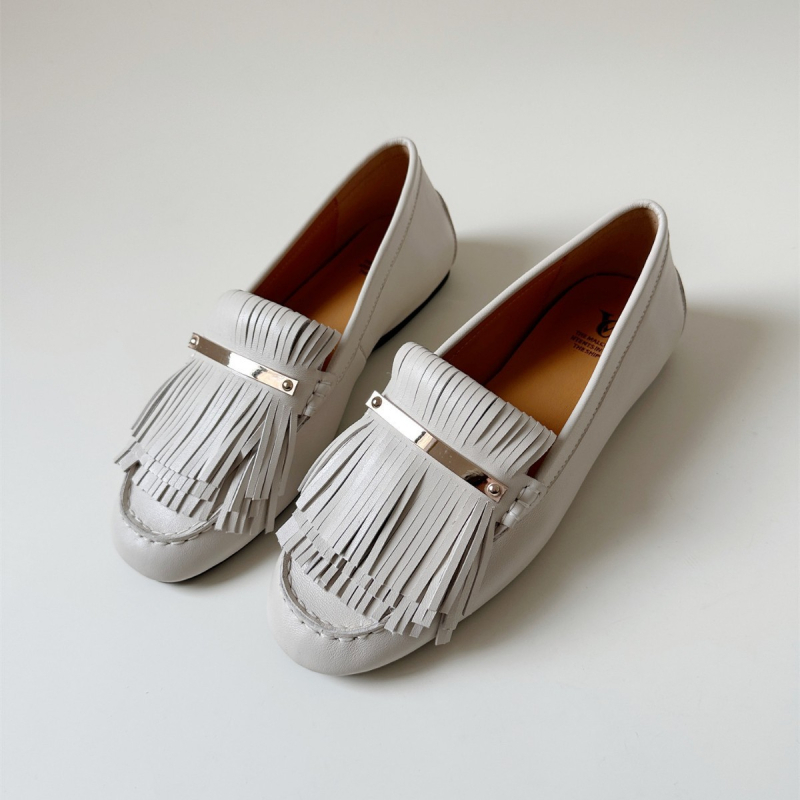 Loafers s resicama, francusko retro stil, ravne slip-on cipele za unisex