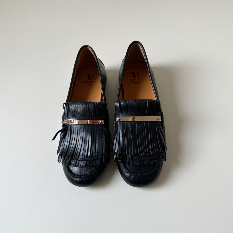 Loafers s resicama, francusko retro stil, ravne slip-on cipele za unisex