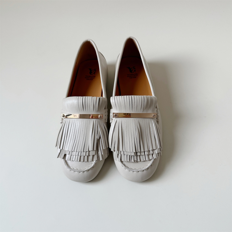 Loafers s resicama, francusko retro stil, ravne slip-on cipele za unisex