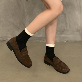 Maillard retro kožne loaferice za žene – slip-on, ravne kožne cipele