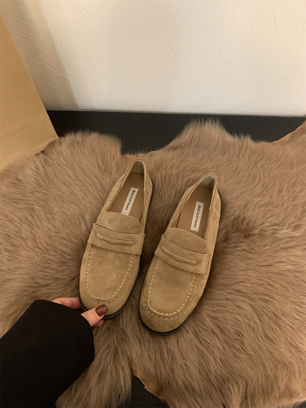 Maillard retro kožne loaferice za žene – slip-on, ravne kožne cipele