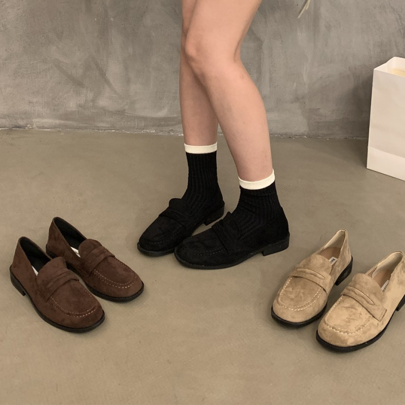 Maillard retro kožne loaferice za žene – slip-on, ravne kožne cipele