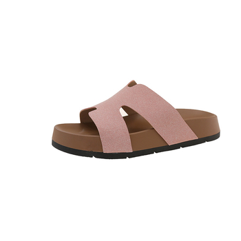 C-55 Sandale s debelim potplatom i kopčom u Birkenstock stilu, casual otvoreni prsti, retro slip-on za plažu, rimski stil