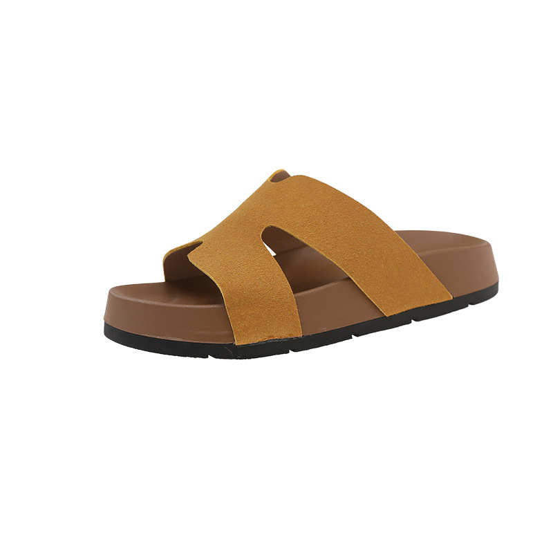 C-55 Sandale s debelim potplatom i kopčom u Birkenstock stilu, casual otvoreni prsti, retro slip-on za plažu, rimski stil