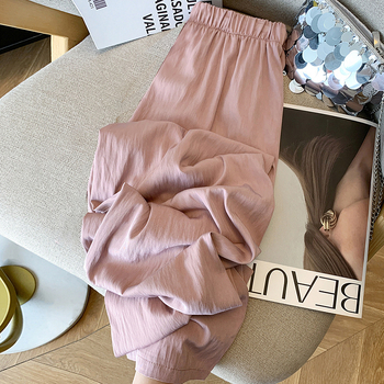Ženske široke hlače od Ice Silk materijala, protiv komaraca, prozračne, casual sportske hlače