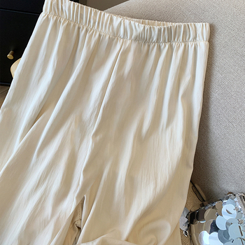 Ženske široke hlače od Ice Silk materijala, protiv komaraca, prozračne, casual sportske hlače