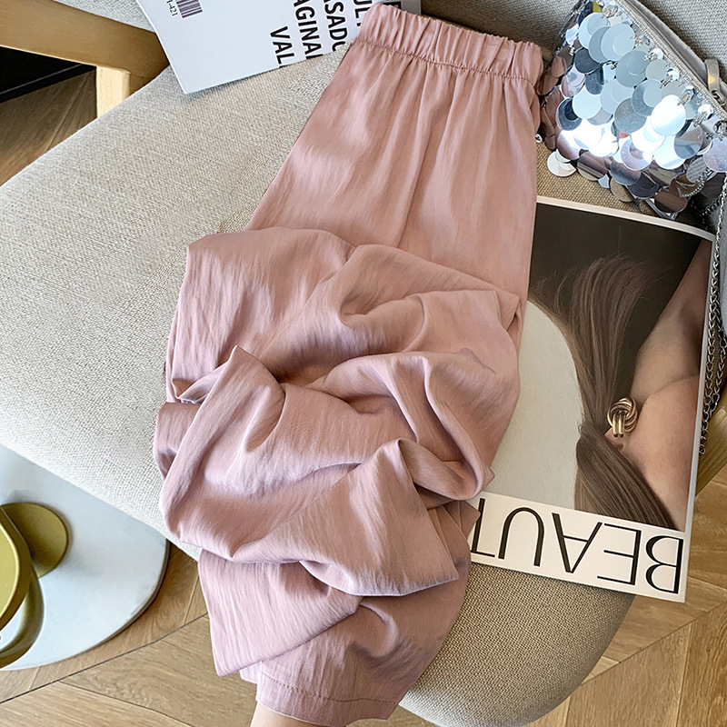 Ženske široke hlače od Ice Silk materijala, protiv komaraca, prozračne, casual sportske hlače