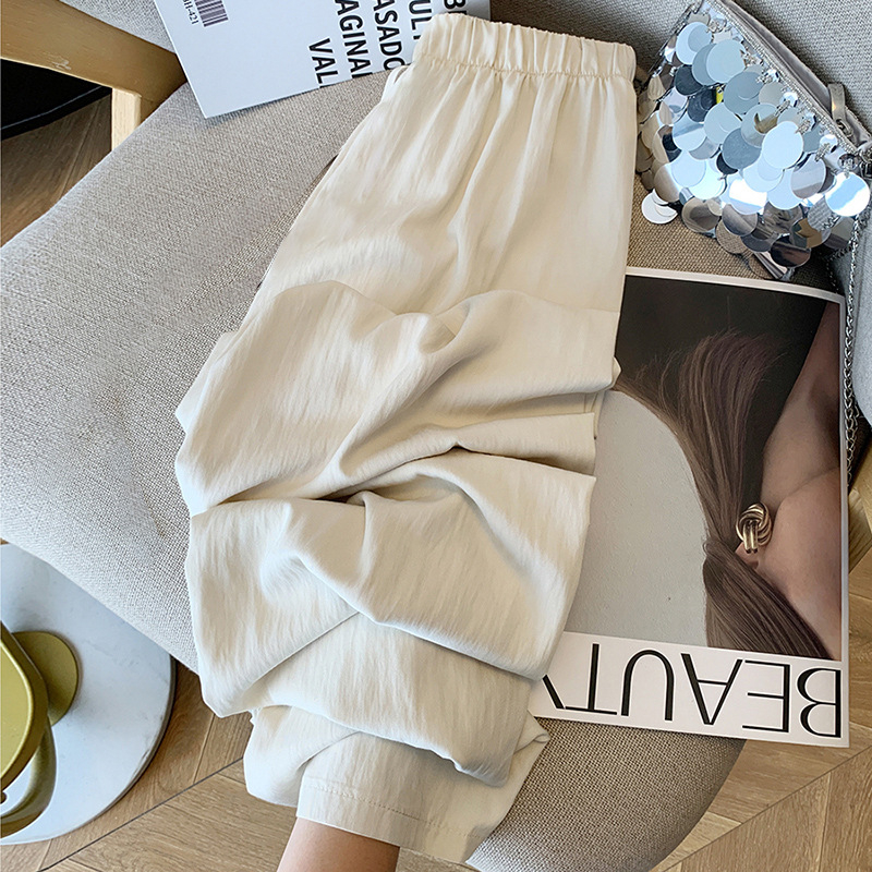 Ženske široke hlače od Ice Silk materijala, protiv komaraca, prozračne, casual sportske hlače