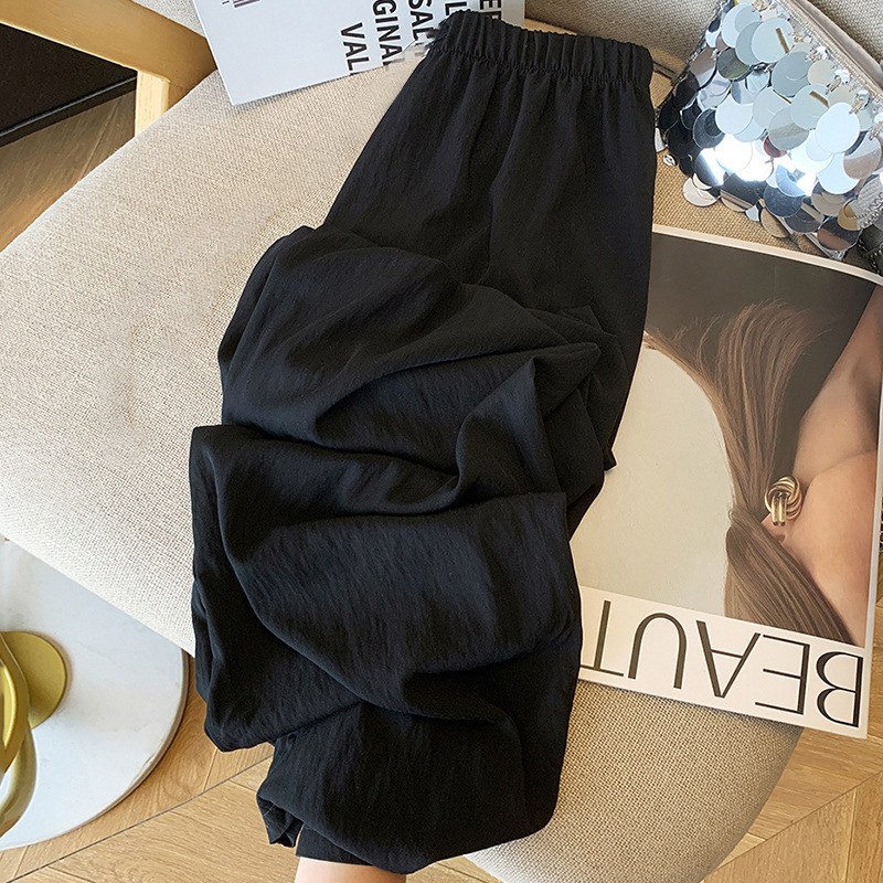 Ženske široke hlače od Ice Silk materijala, protiv komaraca, prozračne, casual sportske hlače
