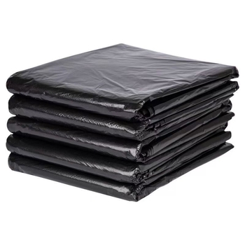Youjielang velike guste vreće za otpad za komercijalnu upotrebu, crne, 90 x 110 cm, 10 komada u pakiranju, otprilike 380 komada