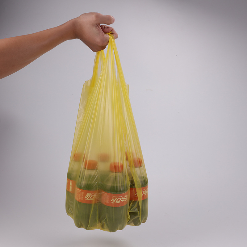Bright and Clean vrećice za otpad u stilu prsluka, šarene perforirane plastične vreće za kućanstvo i kuhinju, debeli, jednokratne