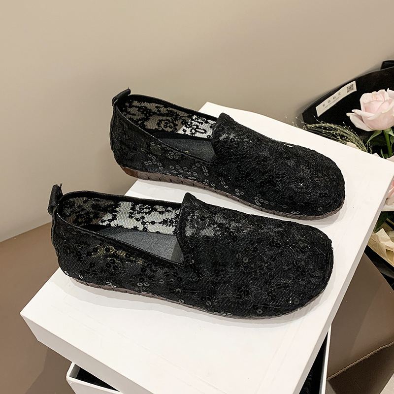 Ženske ravne sandale, ljeto 2023, svestrani slip-on, dizajn koji naglašava siluetu, protuklizna mekana potplat, veličina 42