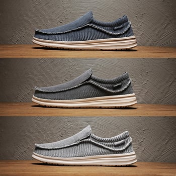 Muške platnene slip-on loaferice, lagane casual cipele, u stilu Starog Pekinga, veličina 47