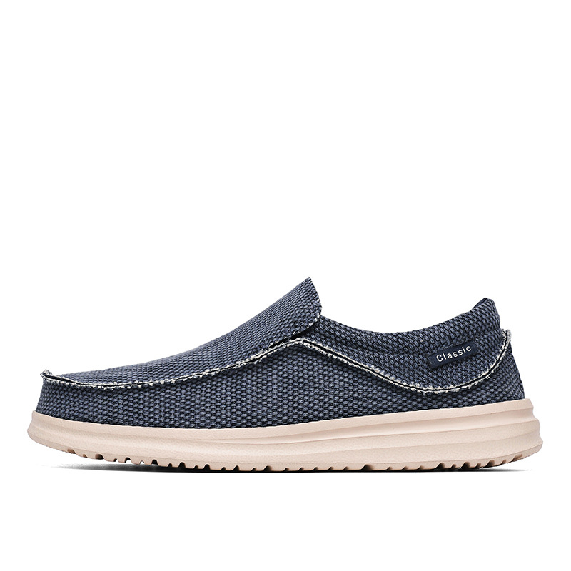 Muške platnene slip-on loaferice, lagane casual cipele, u stilu Starog Pekinga, veličina 47
