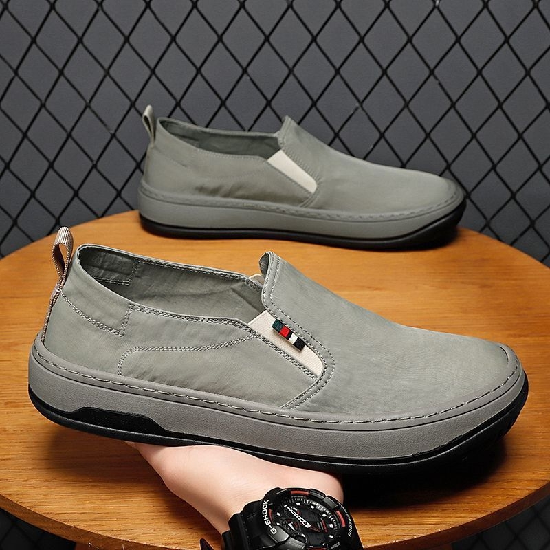 Muške platnene tenisice, 2024 novi jesenski model, prozračne, slip-on, Beijing stil