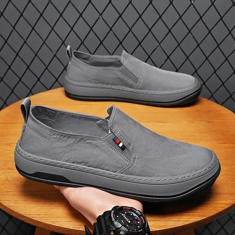 Muške platnene tenisice, 2024 novi jesenski model, prozračne, slip-on, Beijing stil