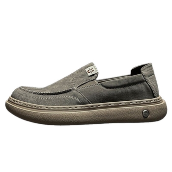 Αεράτα Παπούτσια Καμβά Slip-On για Άνδρες – Ελαφριά, Με Χοντρή Σόλα και Ευρύ Μπροστινό Μέρος