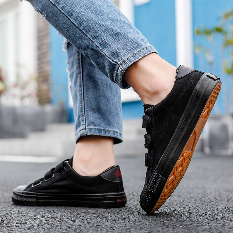 2020 proljetne platnene tenisice s Velcro trakom za učenike, unisex, prozračne