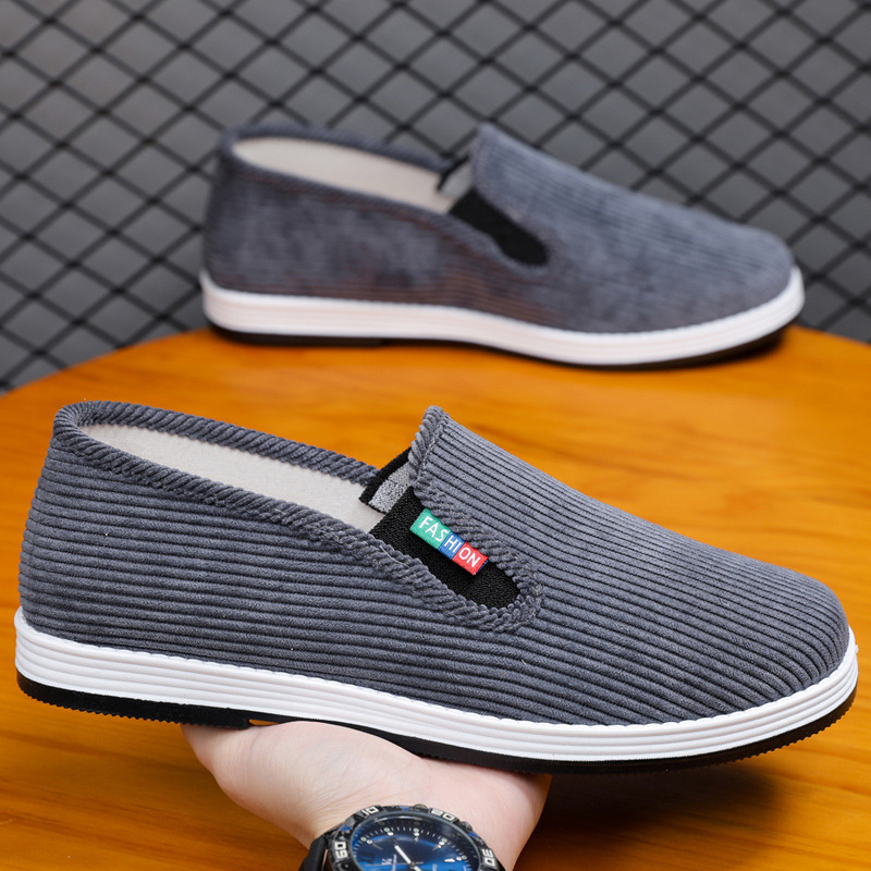 Corduroy slip-on tenisice, prozračne, protuklizne, mekana tabanica, niski profil, unisex, za vožnju i trčanje