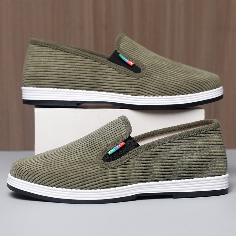 Corduroy slip-on tenisice, prozračne, protuklizne, mekana tabanica, niski profil, unisex, za vožnju i trčanje