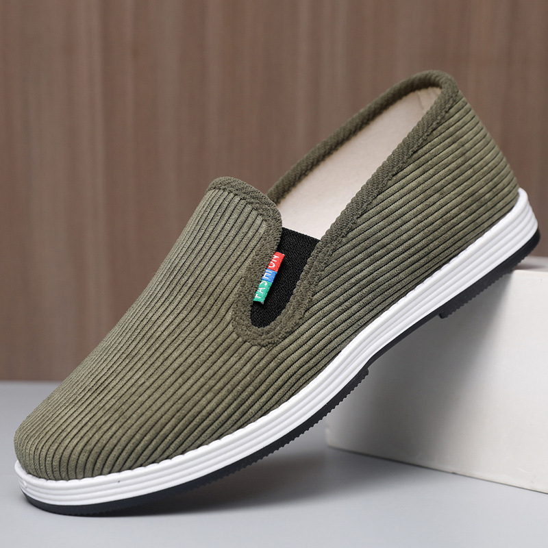 Corduroy slip-on tenisice, prozračne, protuklizne, mekana tabanica, niski profil, unisex, za vožnju i trčanje
