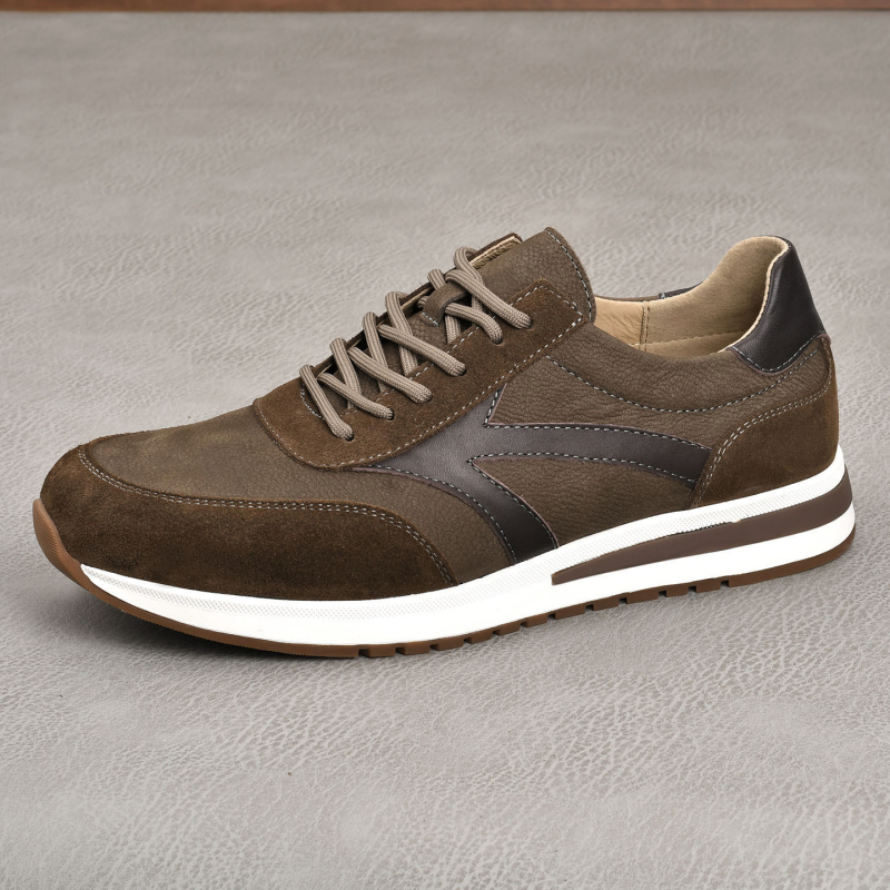 Pantofi casual din piele nubuk pentru bărbați – Primăvara 2026, confortabili, din piele naturală, rezistenți la uzură