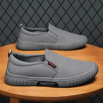 Férfi vászoncipők tavaszra, lélegző, kényelmes mindennapi slip-on sneakers
