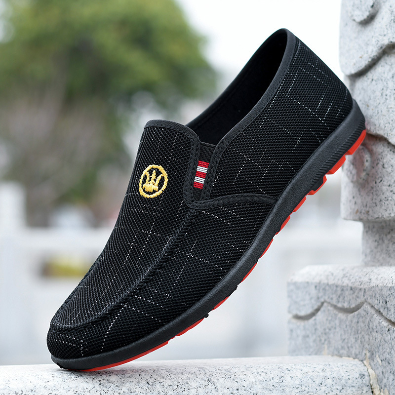 Muške cipele u korejskom stilu, prozračne casual slip-on loafere