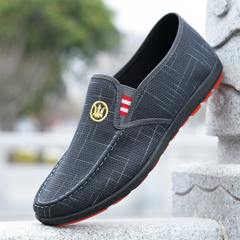 Muške cipele u korejskom stilu, prozračne casual slip-on loafere