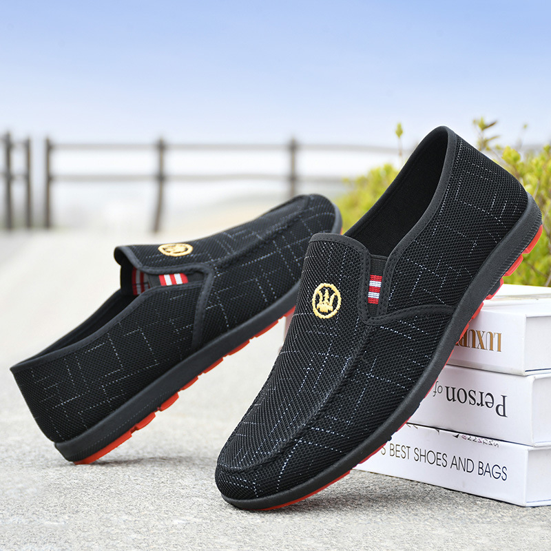 Muške cipele u korejskom stilu, prozračne casual slip-on loafere